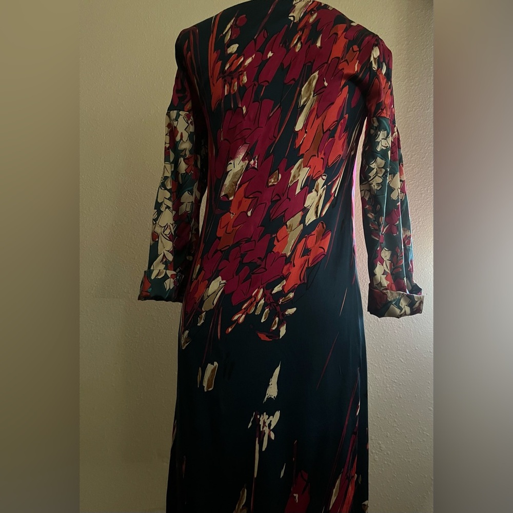 Unique silk dress